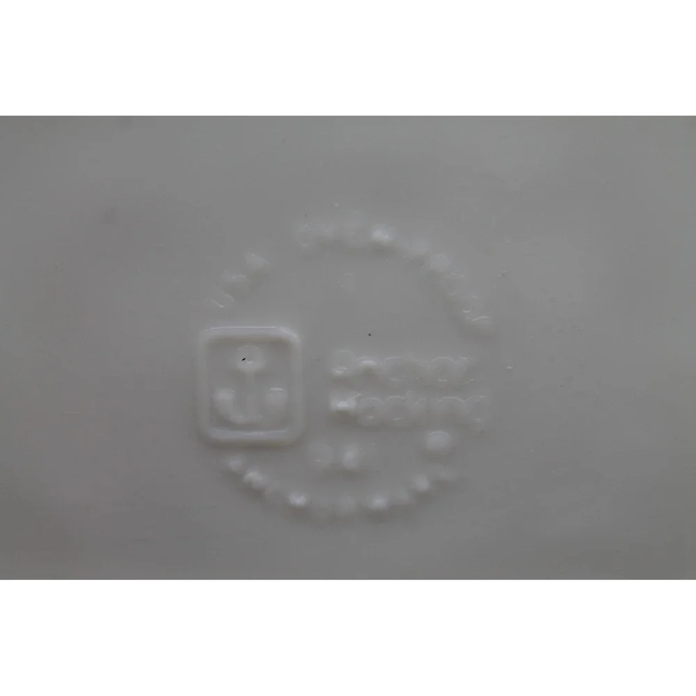 Anchor Hocking Anchorware White Milk Glass Oval Serving Platter 11.5
